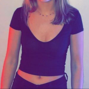 Urban Outfitters black top. Size XS.